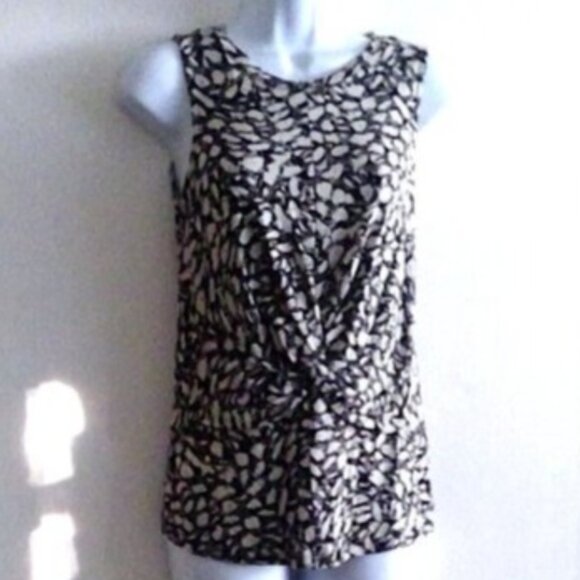 Simply Vera / Vera Wang Top 100% Rayon Front Wrap Knot Detail Stretch EUC! Sz XS - Picture 1 of 5